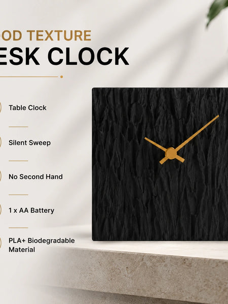 Wood Desk Clock