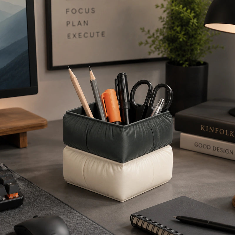 Puffer Square Desk Organizer
