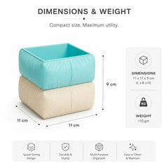 Puffer Square Desk Organizer