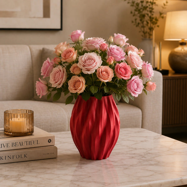 Ruby Bloom Vase