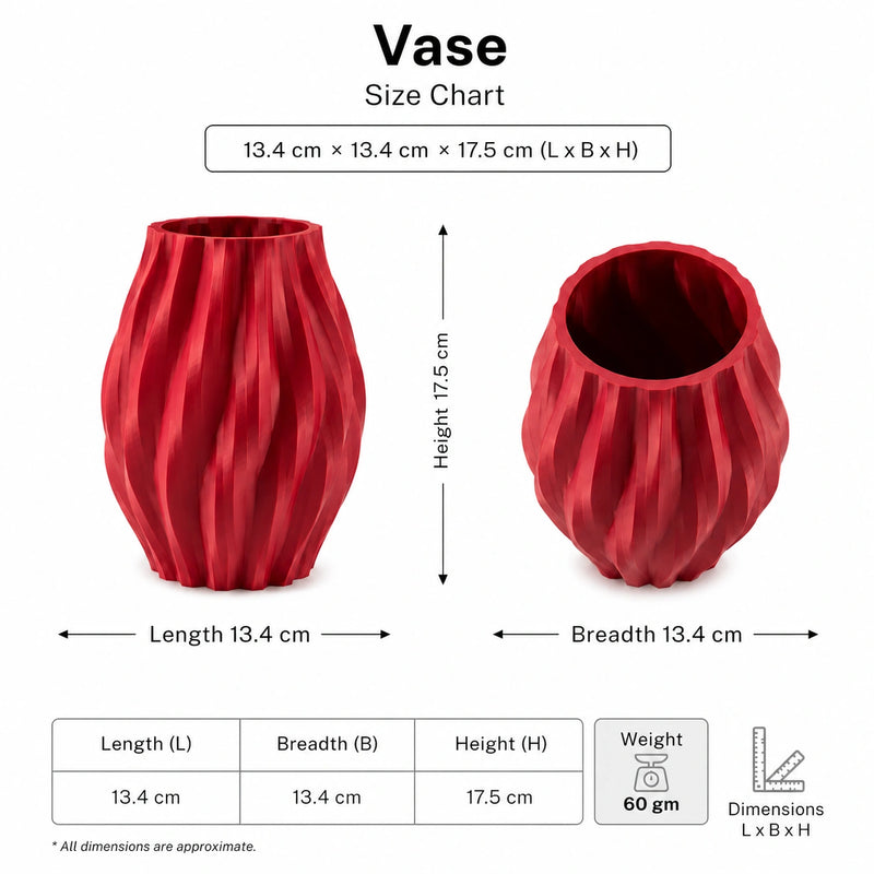 Ruby Bloom Vase