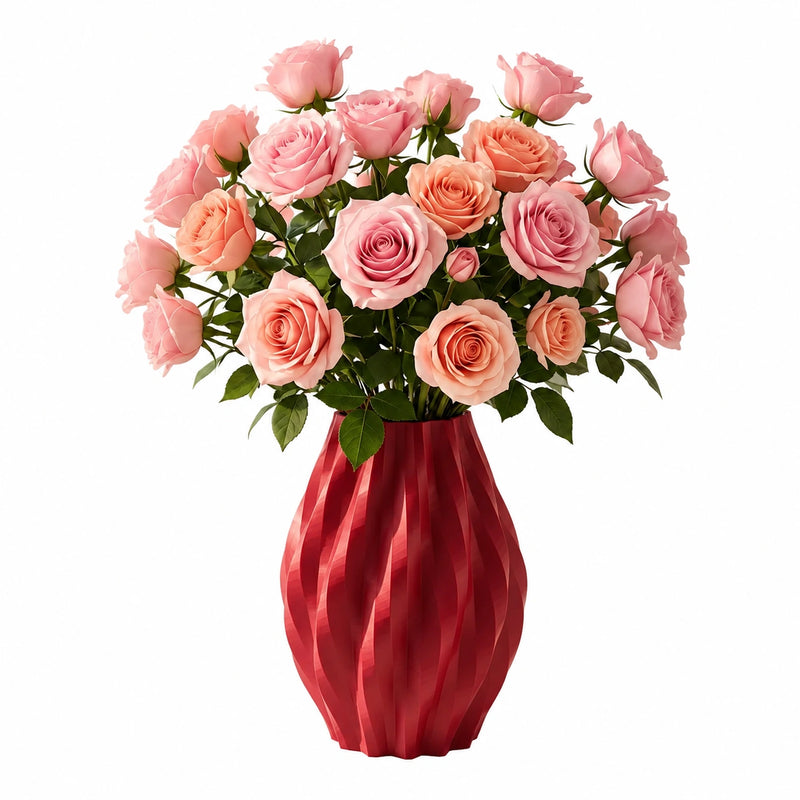 Ruby Bloom Vase