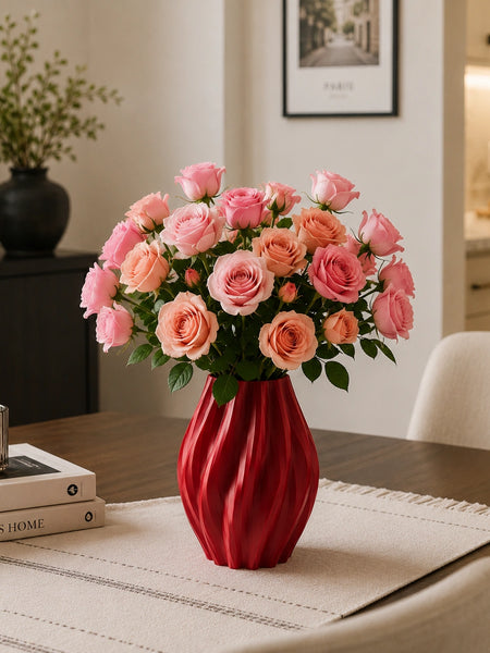 Ruby Bloom Vase