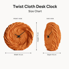 Twist Cloth Clock