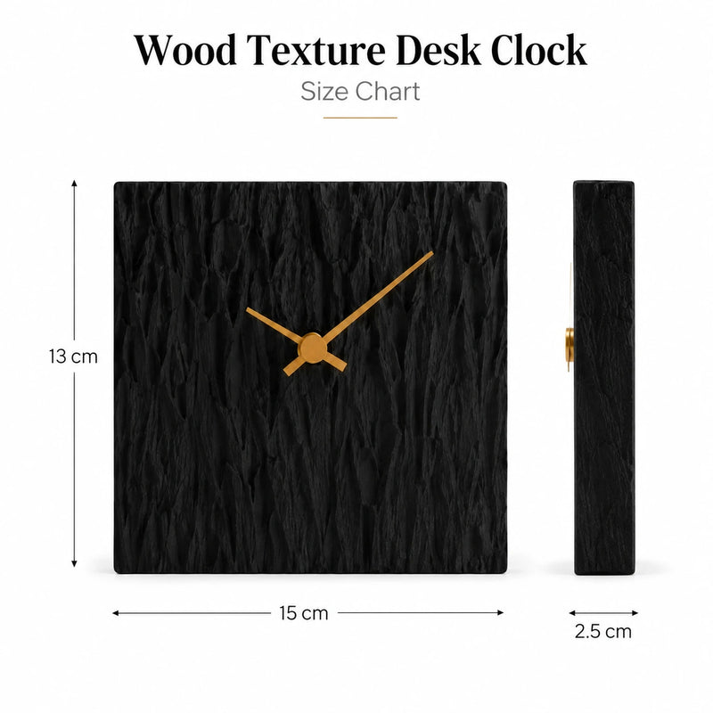 Wood Desk Clock