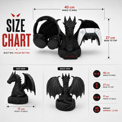 Dragon's Keep – Gaming Headset & Controller Stand