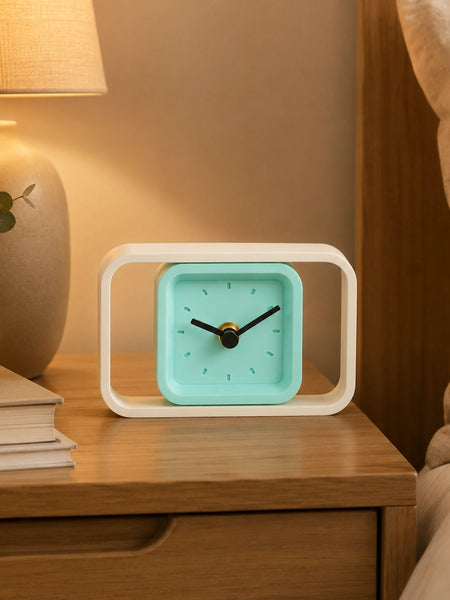 SpinFrame Desk Clock