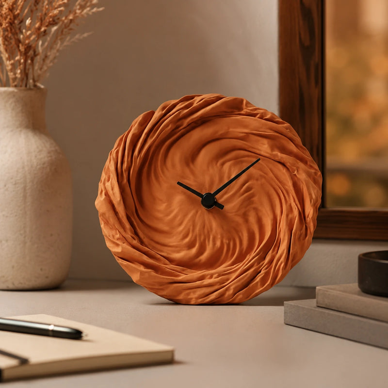 Twist Cloth Clock