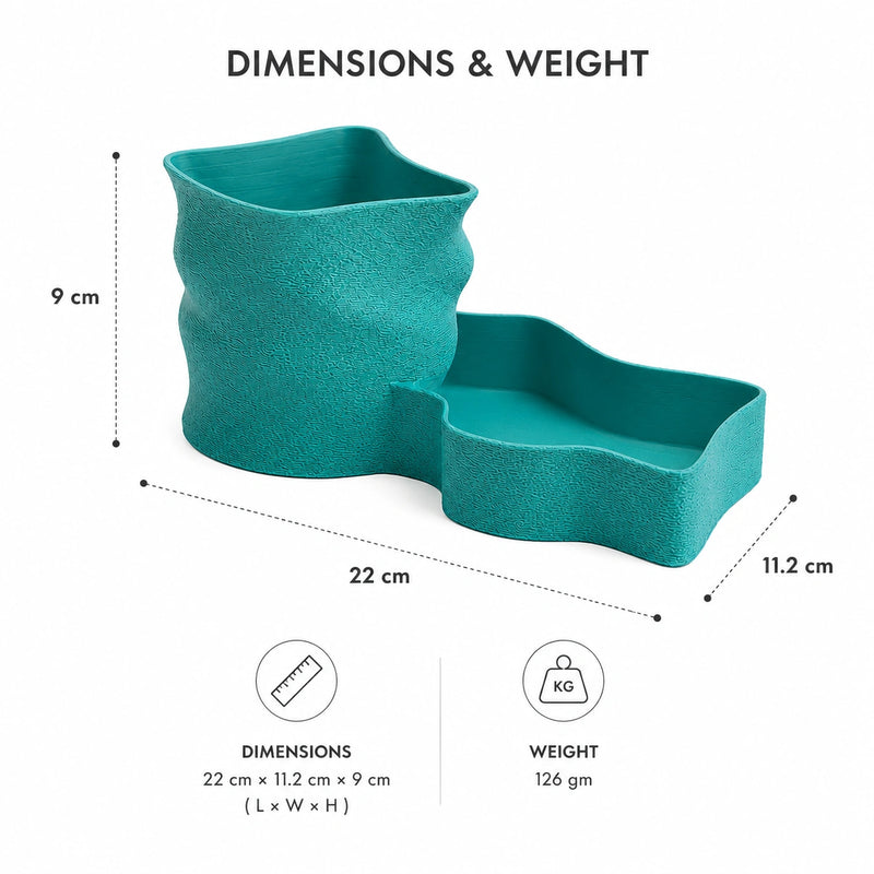WaveForm Desk Organizer