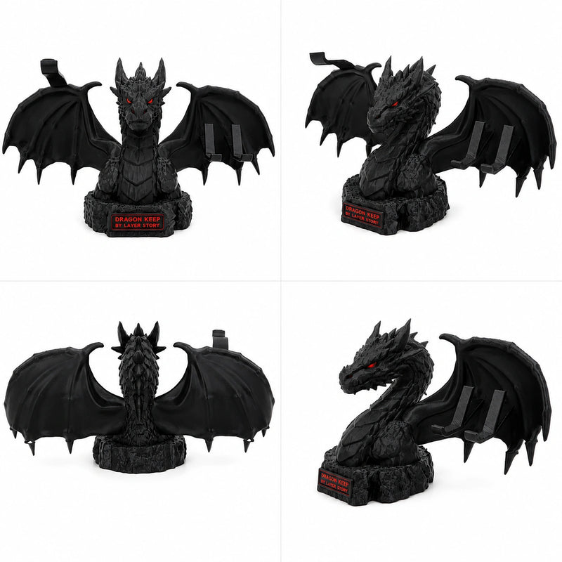 Dragon's Keep – Gaming Headset & Controller Stand