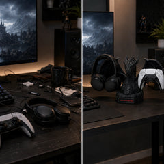 Dragon's Keep – Gaming Headset & Controller Stand